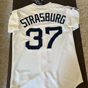 Majestic Cooperstown Washington Nationals Stephen Strasburg Men's Jersey